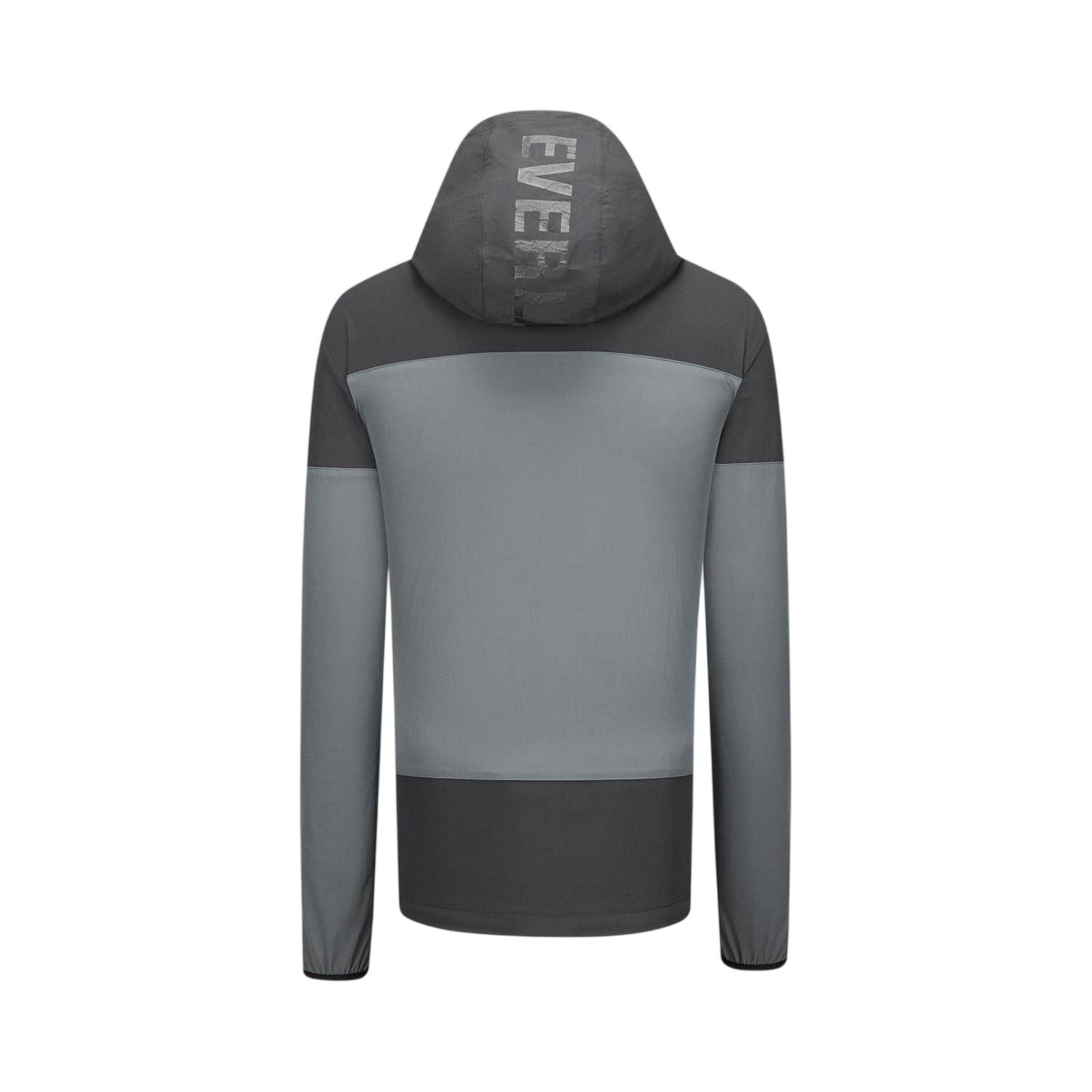 Black-Carbon - Back - Everlast Mens NRG Colour Block Hooded Track Jacket