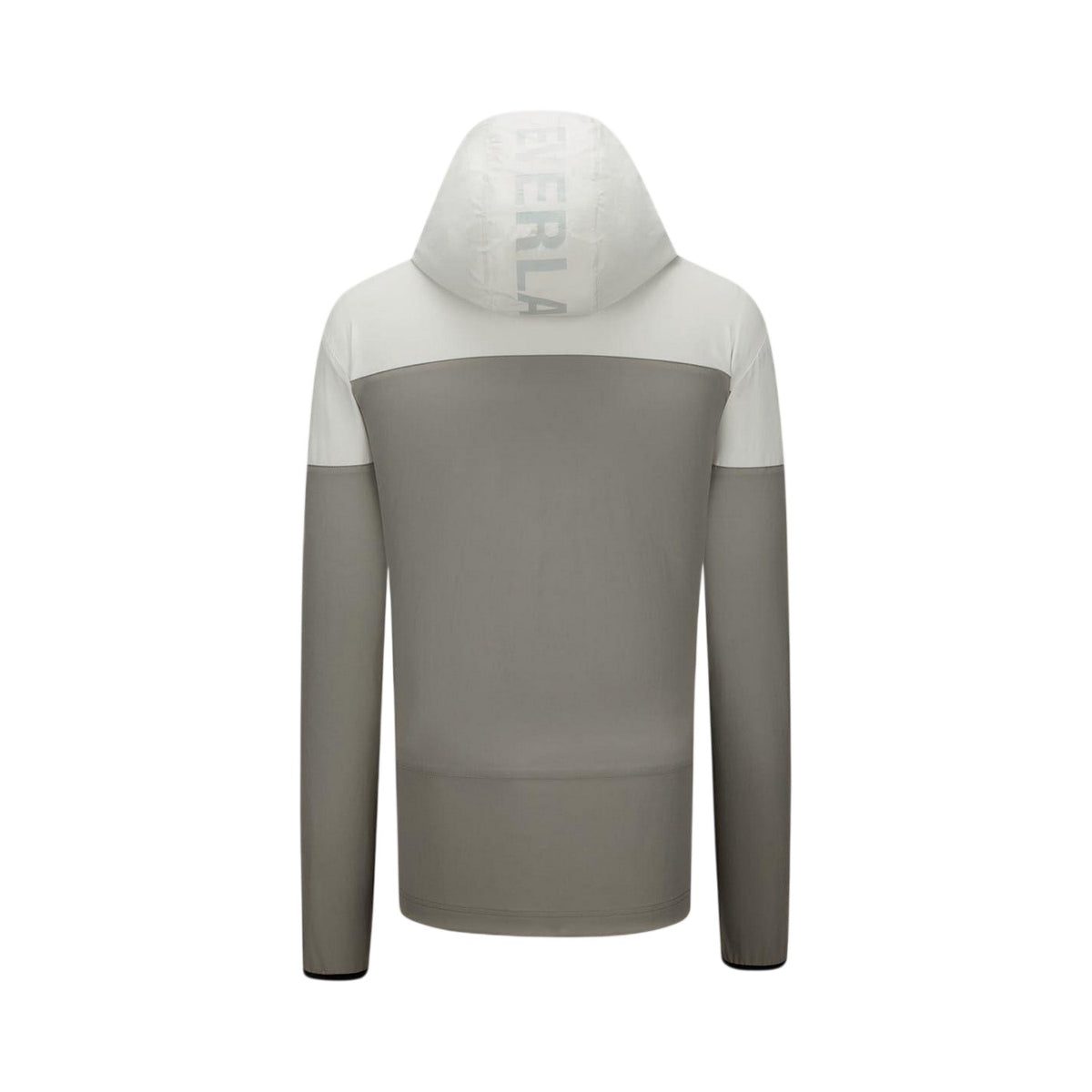 Grey - Back - Everlast Mens NRG Colour Block Hooded Track Jacket