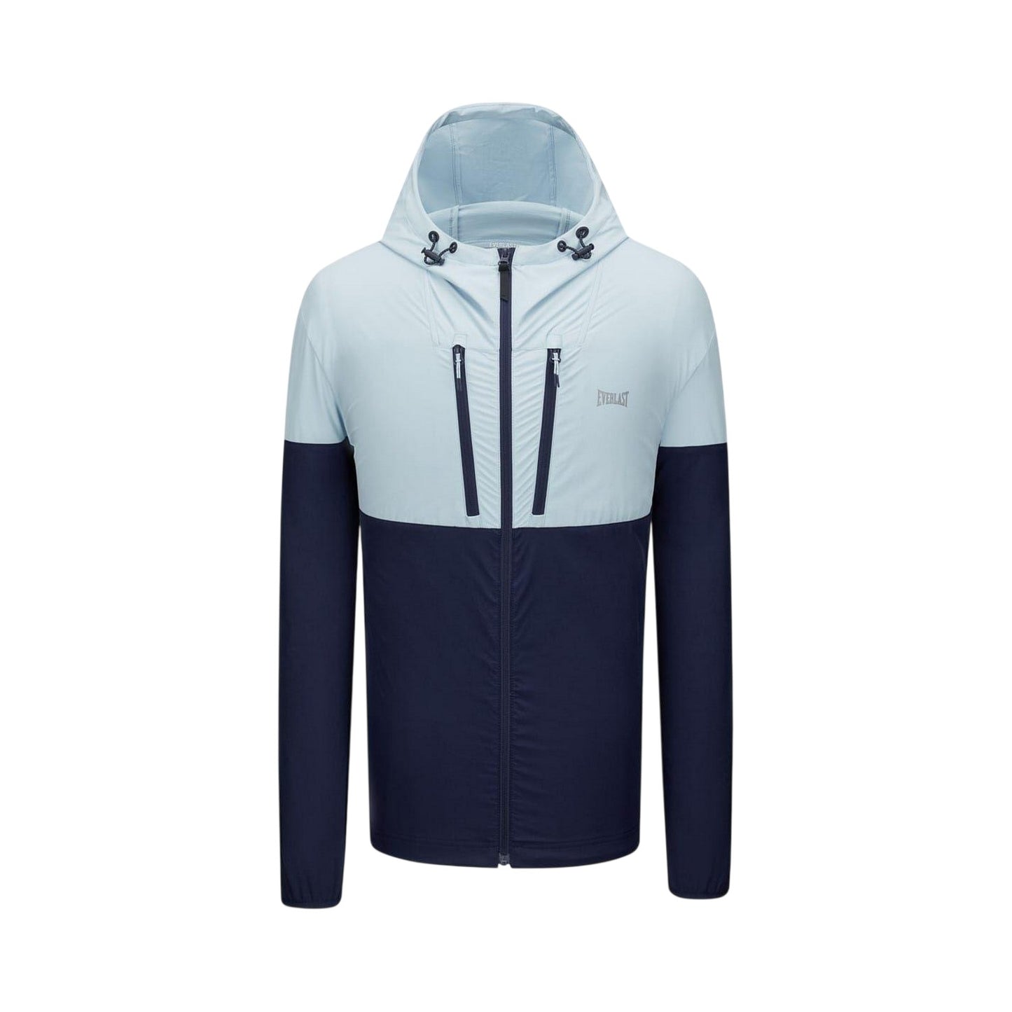 Navy-Blue - Front - Everlast Mens NRG Colour Block Hooded Track Jacket