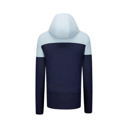 Navy-Blue - Back - Everlast Mens NRG Colour Block Hooded Track Jacket