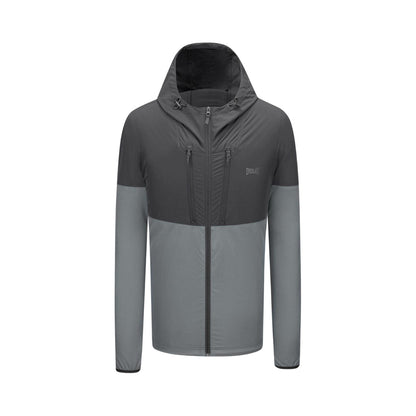 Black-Carbon - Front - Everlast Mens NRG Colour Block Hooded Track Jacket