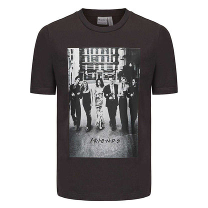 Pop - Front - Friends Womens-Ladies Group Photo Oversized T-Shirt