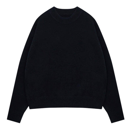 Black - Front - Couture Mens Copyright Brushed Relaxed Fit Jumper
