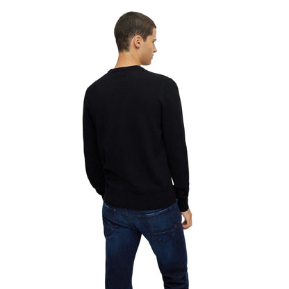 Black - Back - Boss Mens Kanovano Crew Neck Jumper