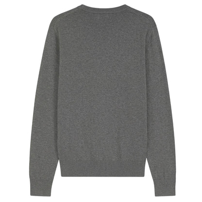 Silver Grey - Back - Boss Mens Kanovano Crew Neck Jumper