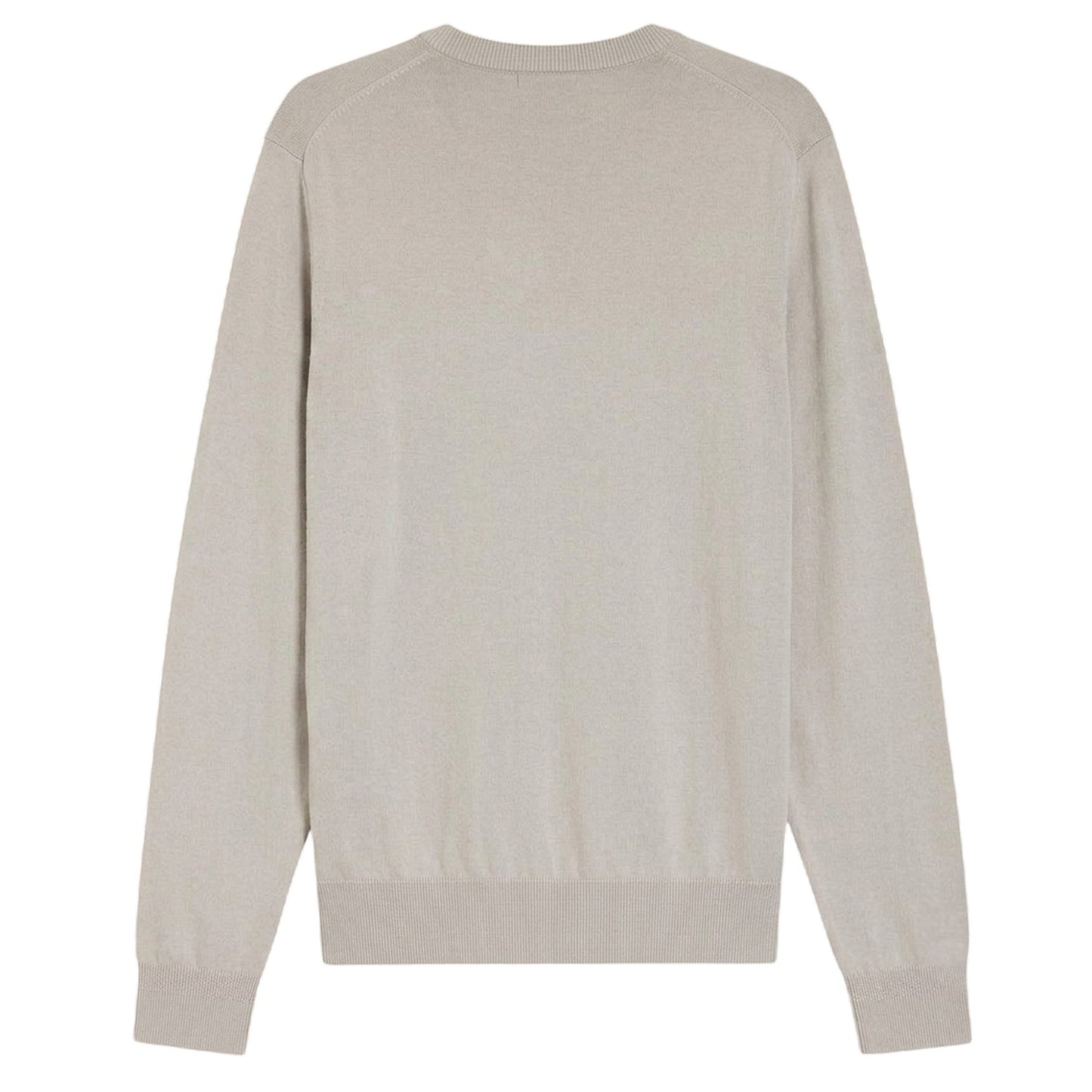 Grey - Back - Boss Mens Kanovano Crew Neck Jumper