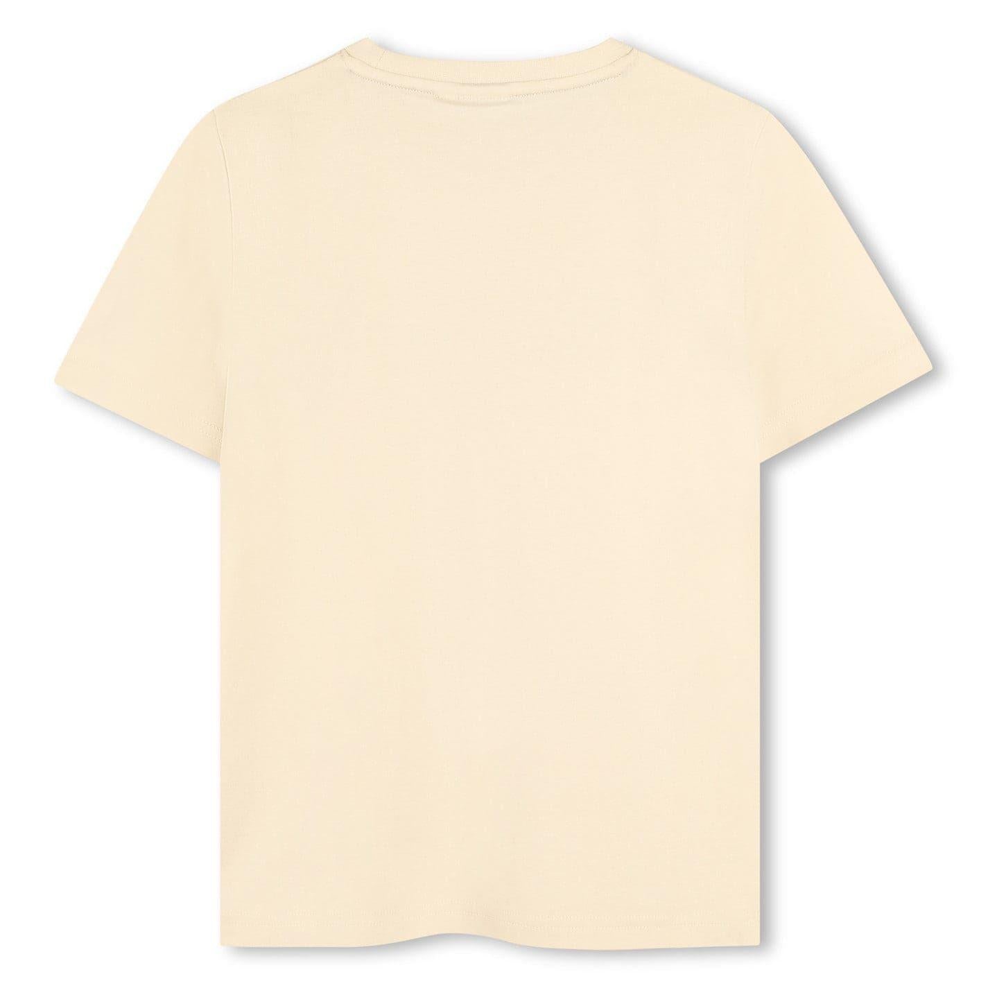 Vanilla - Back - Boss Childrens-Kids Logo Printed Regular T-Shirt