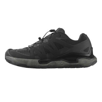 Black-White Castlerock - Side - Salomon Mens Roam GORE-TEX Shoes