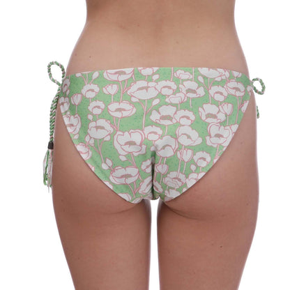 Green - Back - Ted Baker Womens-Ladies Rosiaah Poppy Reversible Bikini Bottoms