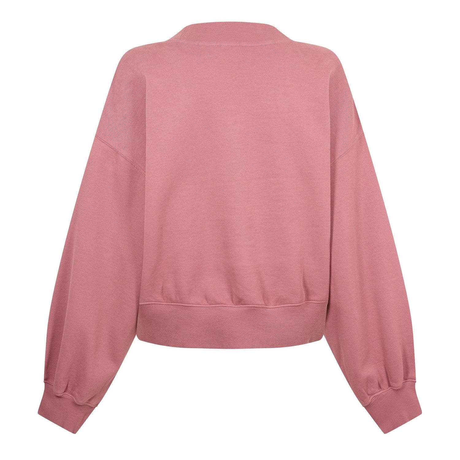 Muted Berry - Back - Levis Womens-Ladies Fleece V Neck Sweatshirt