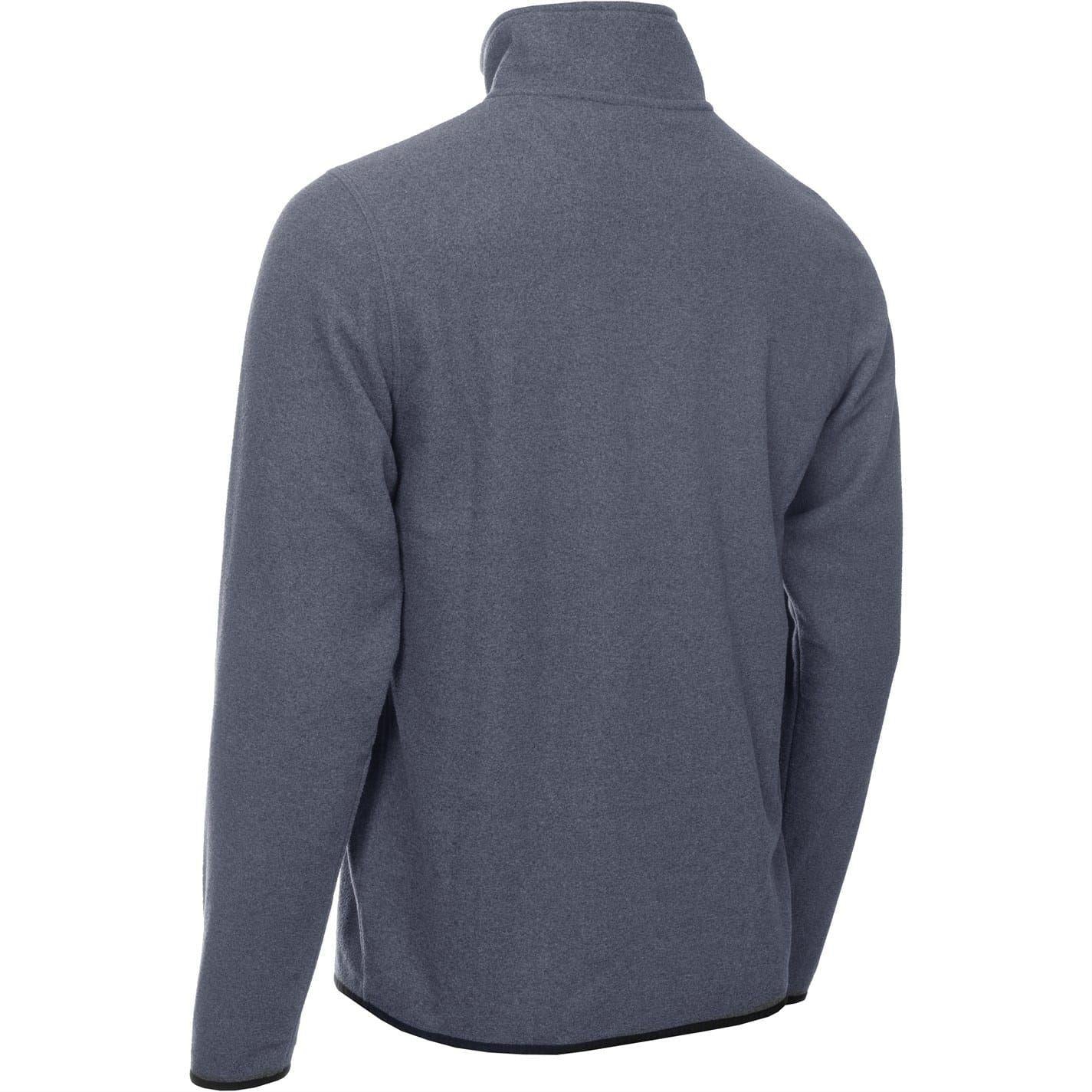 Charcoal Marl - Pack Shot - Calvin Klein Mens Planet Zip Pocket Golf Fleece