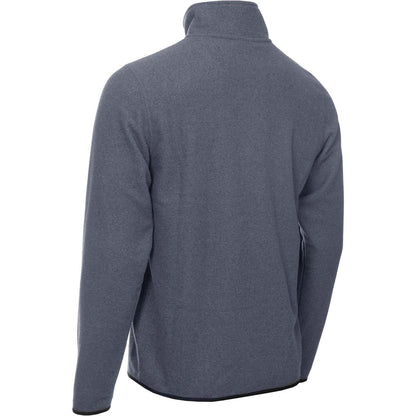 Charcoal Marl - Pack Shot - Calvin Klein Mens Planet Zip Pocket Golf Fleece