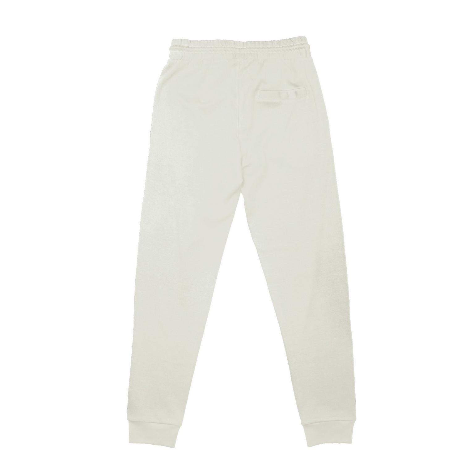 Beige - Back - Aquascutum Mens Cotton Tapered Leg Slim Joggers