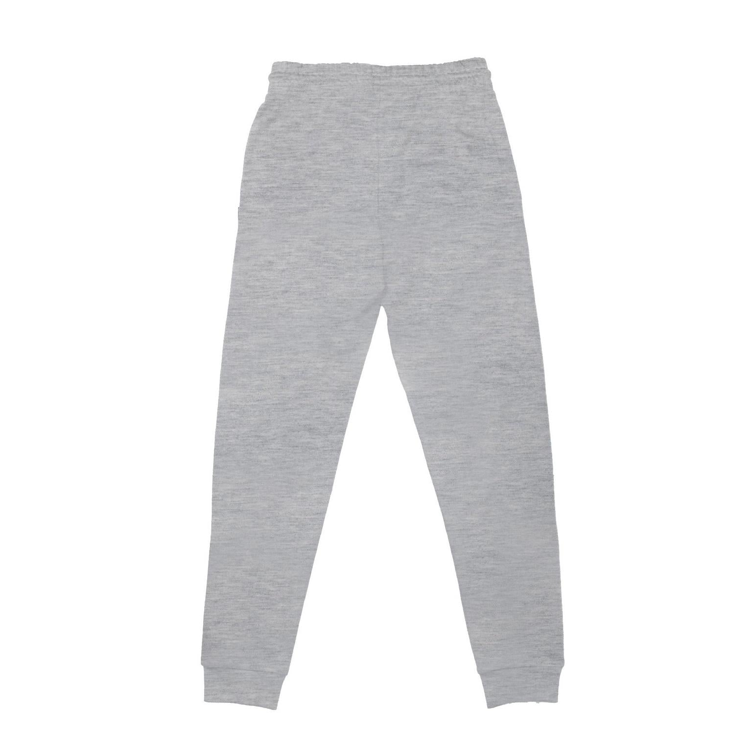 Grey - Back - Aquascutum Mens Cotton Tapered Leg Slim Joggers