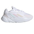 Cloud White-Almost Pink-Almost Blue - Back - Adidas Childrens-Kids Ozelia Trainers