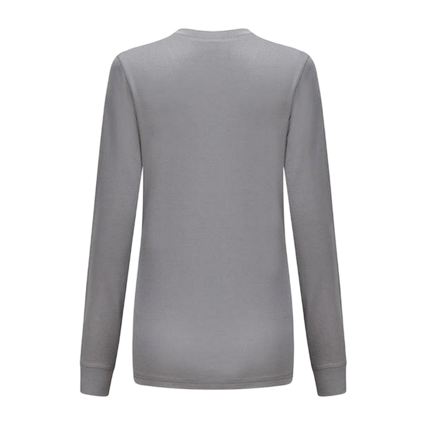 Grey - Back - Campri Womens-Ladies Thermal Top