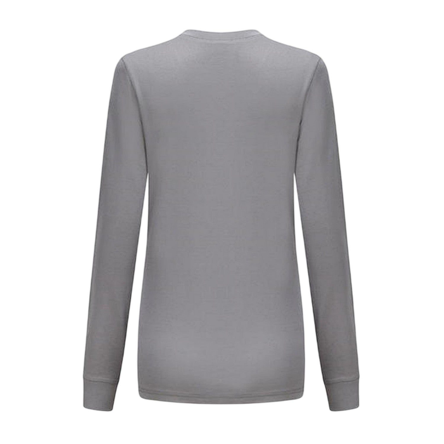 Grey - Back - Campri Womens-Ladies Thermal Top