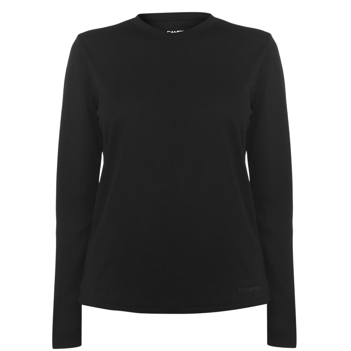 Black - Front - Campri Womens-Ladies Thermal Top