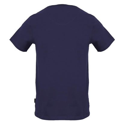 Navy - Back - Aquascutum Mens Logo Regular T-Shirt