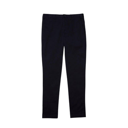 Navy - Front - Lacoste Mens Organic Cotton Slim Chinos