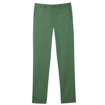 Ash - Front - Lacoste Mens Organic Cotton Slim Chinos