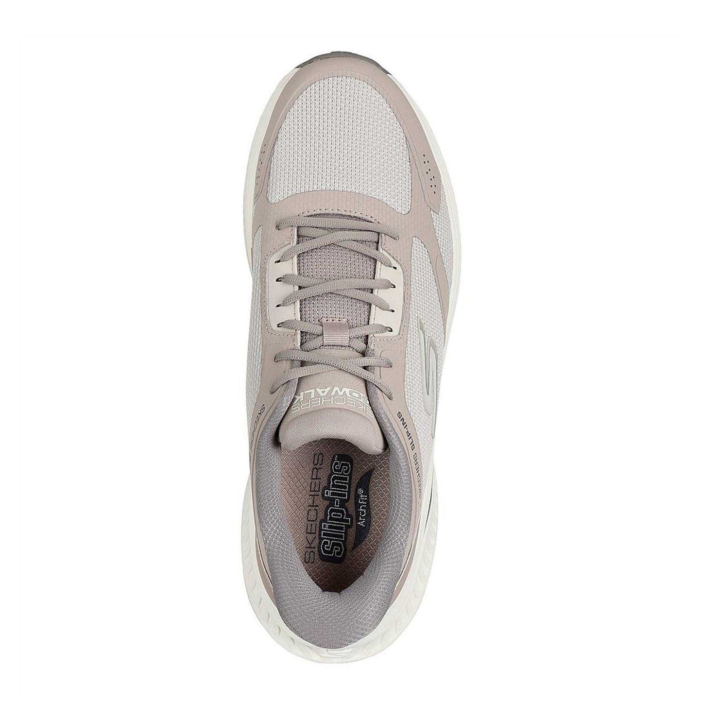 Taupe - Lifestyle - Skechers Mens Go Walk Max Arch Fit Walking Shoes