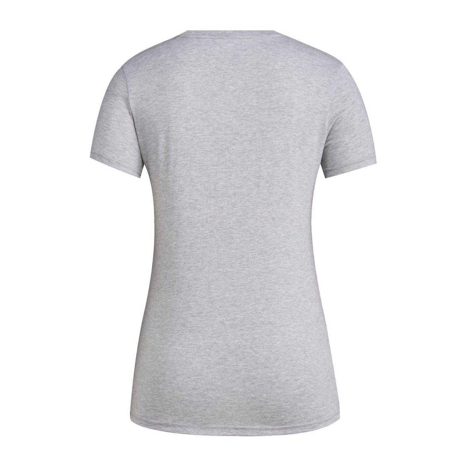 Grey - Back - Adidas Womens-Ladies Minimalist Lightweight Regular T-Shirt