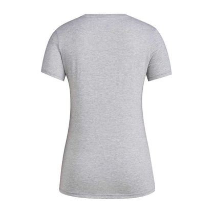 Grey - Back - Adidas Womens-Ladies Minimalist Lightweight Regular T-Shirt