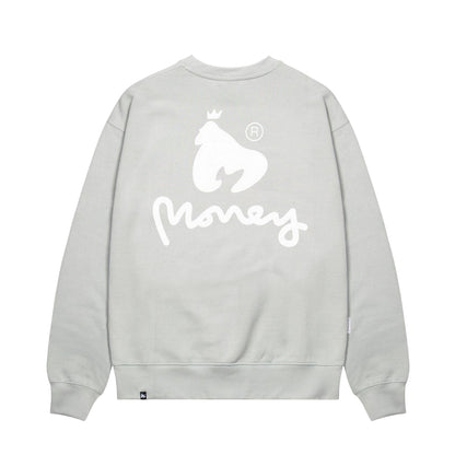 Baby Blue - Back - Money Unisex Adult Combo Ape Cotton Crew Neck Regular Sweatshirt