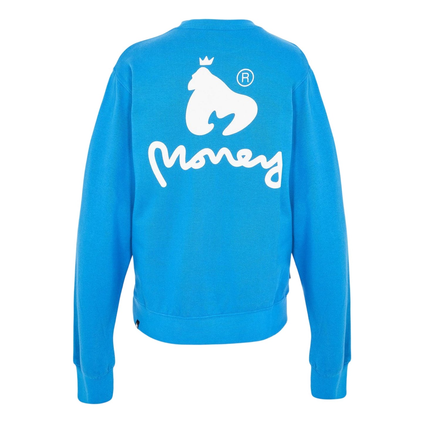 Blue - Back - Money Unisex Adult Combo Ape Cotton Crew Neck Regular Sweatshirt
