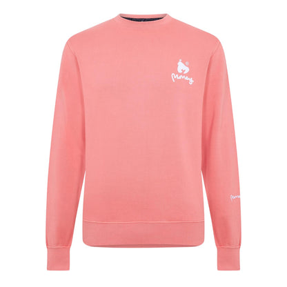 Coral - Front - Money Unisex Adult Combo Ape Cotton Crew Neck Regular Sweatshirt