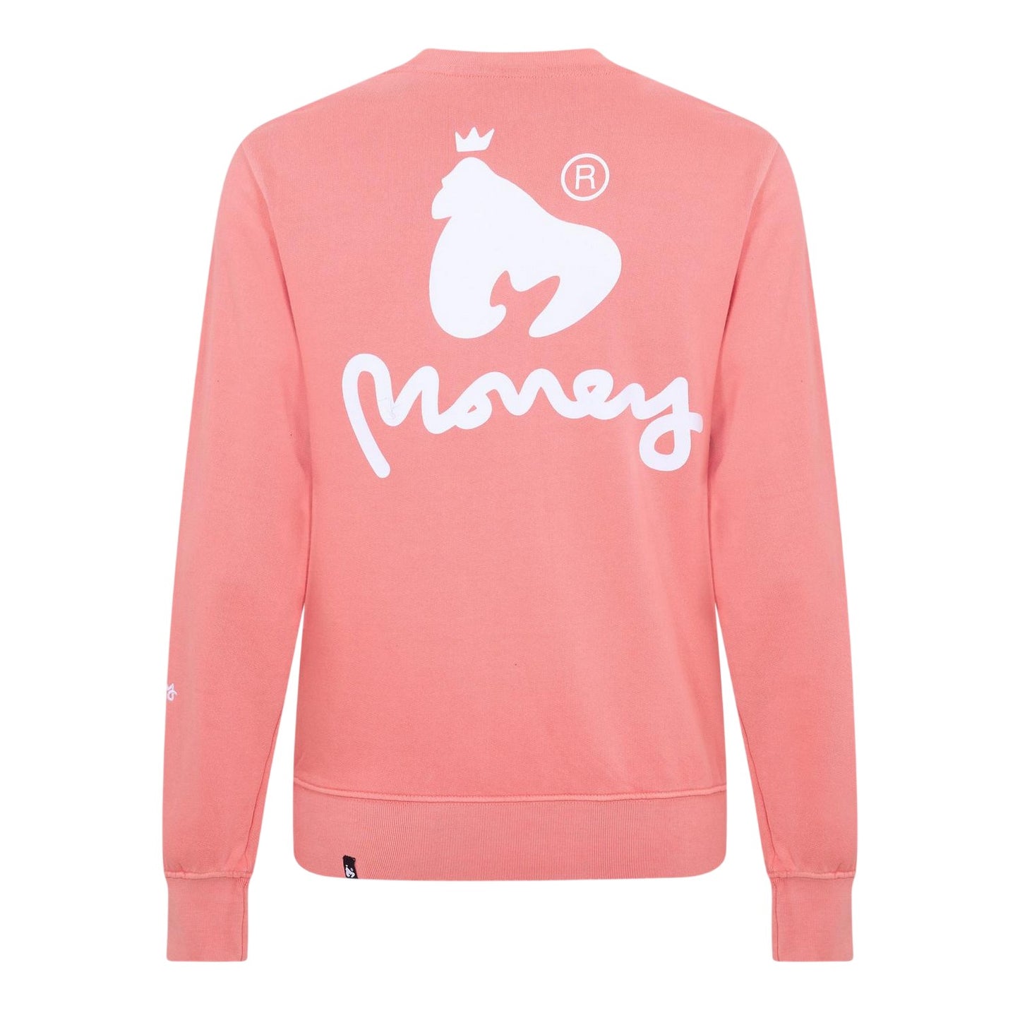 Coral - Back - Money Unisex Adult Combo Ape Cotton Crew Neck Regular Sweatshirt