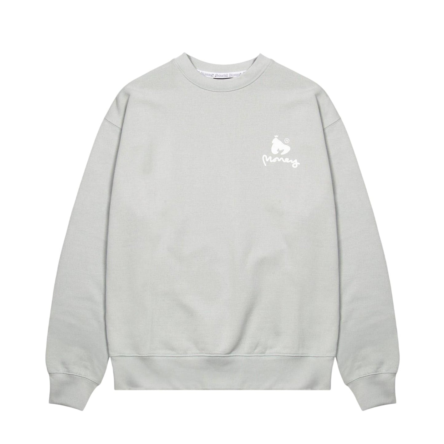 Baby Blue - Front - Money Unisex Adult Combo Ape Cotton Crew Neck Regular Sweatshirt