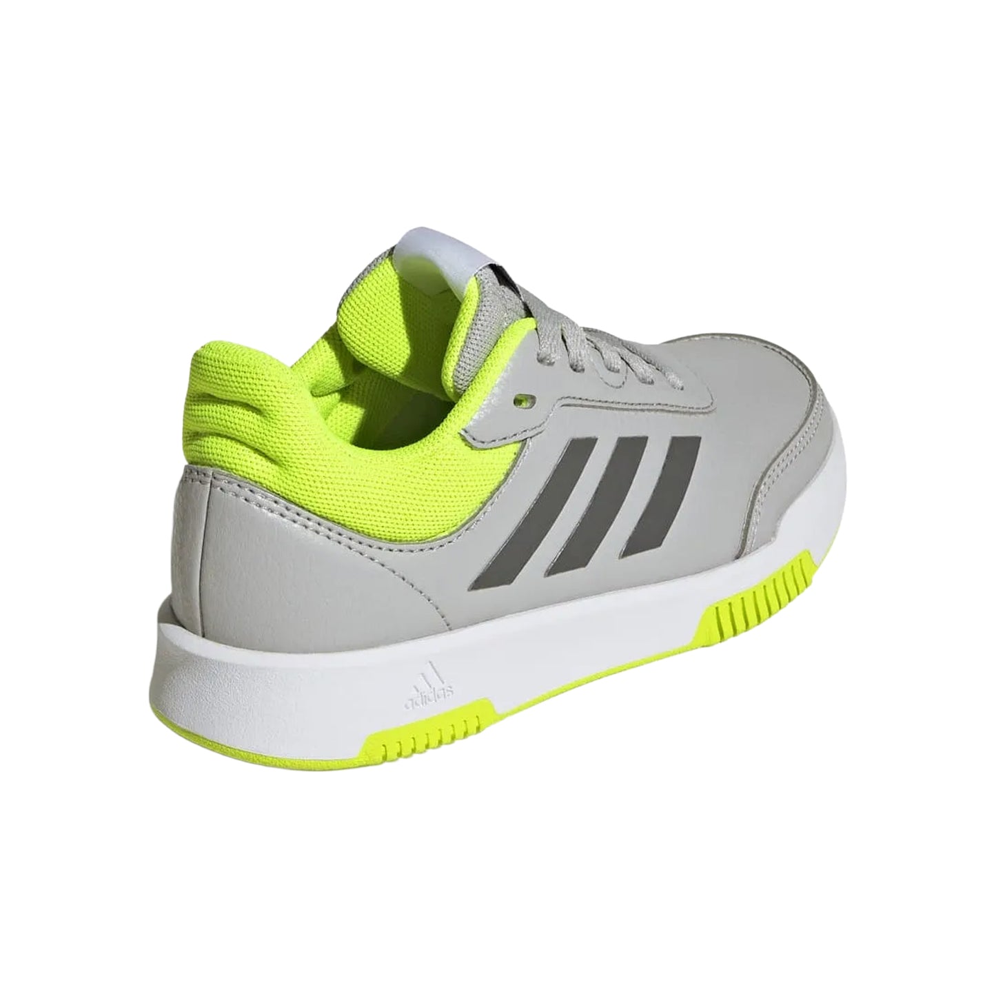Grey - Back - Adidas Childrens-Kids Tensaur Sport 2.0 Synthetic Leather Trainers