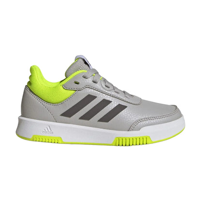 Grey - Lifestyle - Adidas Childrens-Kids Tensaur Sport 2.0 Synthetic Leather Trainers