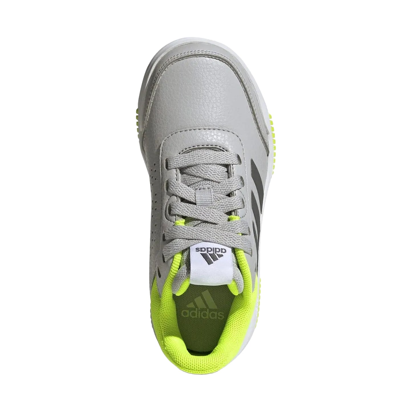 Grey - Pack Shot - Adidas Childrens-Kids Tensaur Sport 2.0 Synthetic Leather Trainers