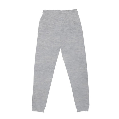 Grey - Back - Aquascutum Mens Logo Tapered Leg Slim Joggers