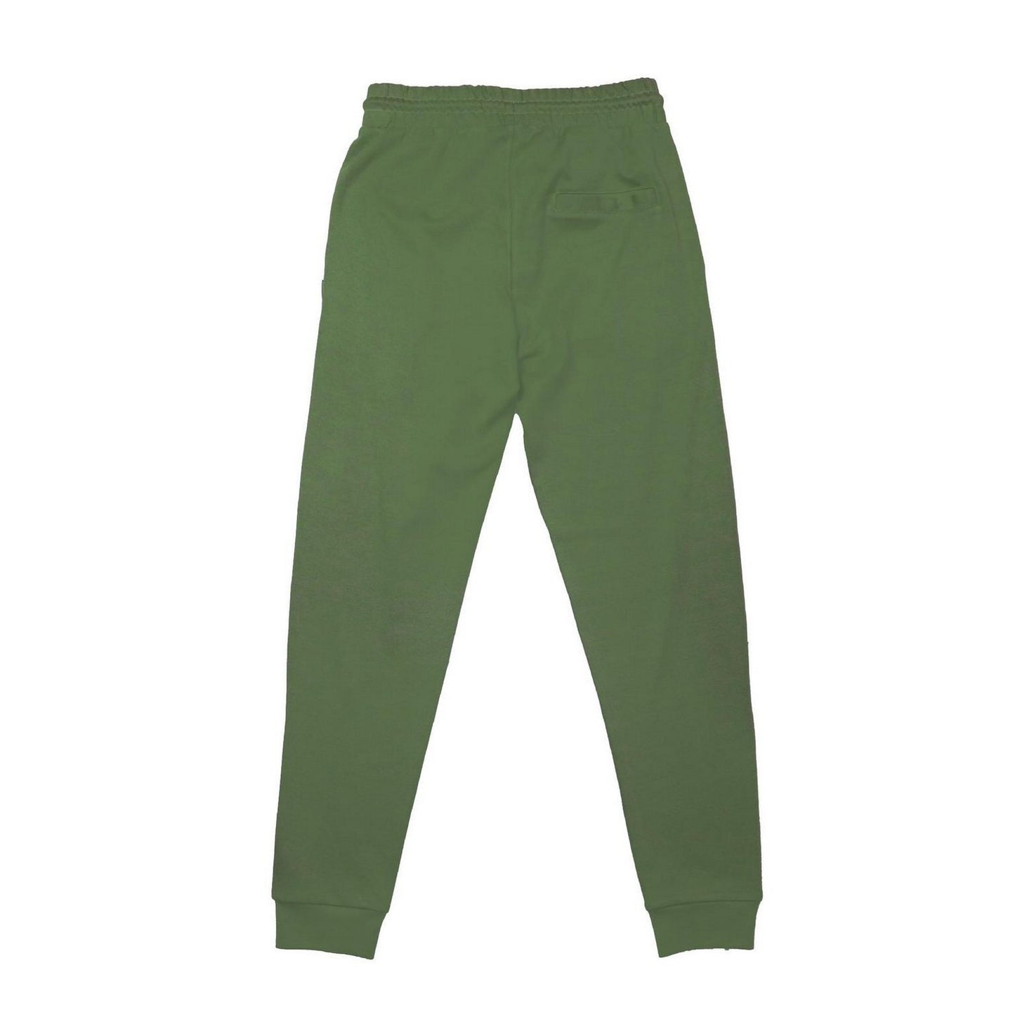 Military Green - Back - Aquascutum Mens Logo Tapered Leg Slim Joggers