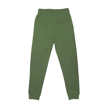 Military Green - Back - Aquascutum Mens Logo Tapered Leg Slim Joggers