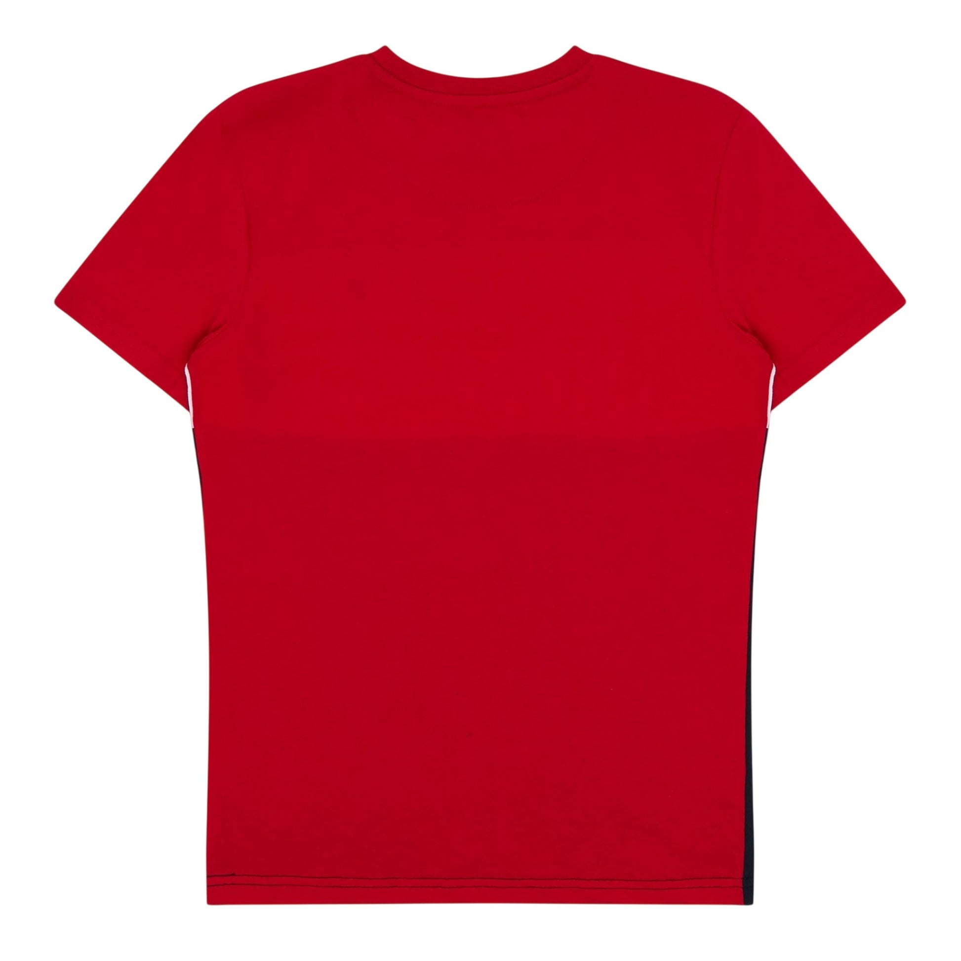 Red - Back - Farah Childrens-Kids Colour Block Crew Neck T-Shirt
