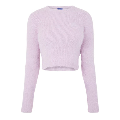 Pastel Purple - Front - Hugo Womens-Ladies Regular Jumper