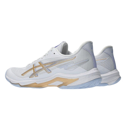 White-Champagne - Back - Asics Womens-Ladies Ballistic FF 4 Trainers