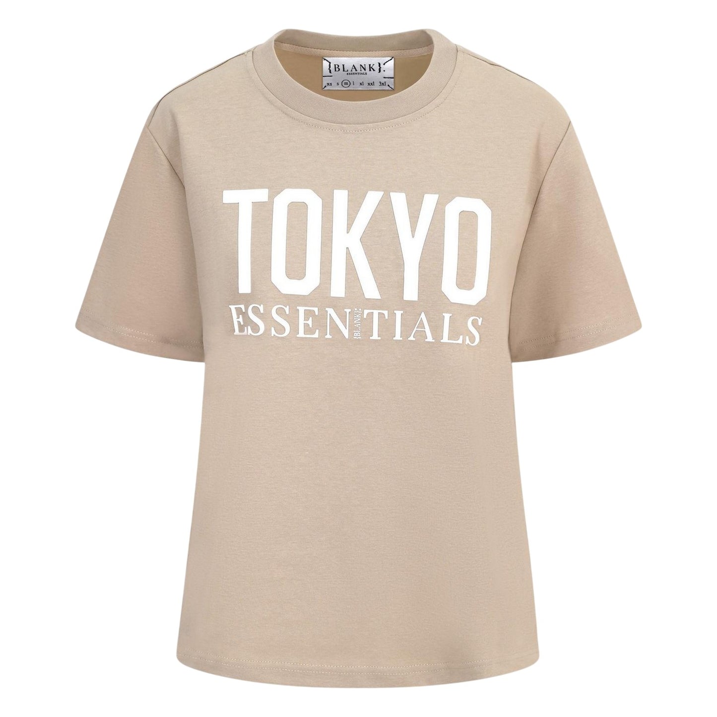 Summer Sand - Front - Blank Essentials Womens-Ladies Tokyo T-Shirt