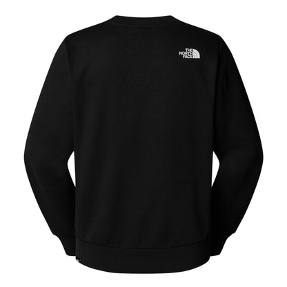 Black - Back - The North Face Mens Simple Dome Cotton Blend Logo Sweatshirt