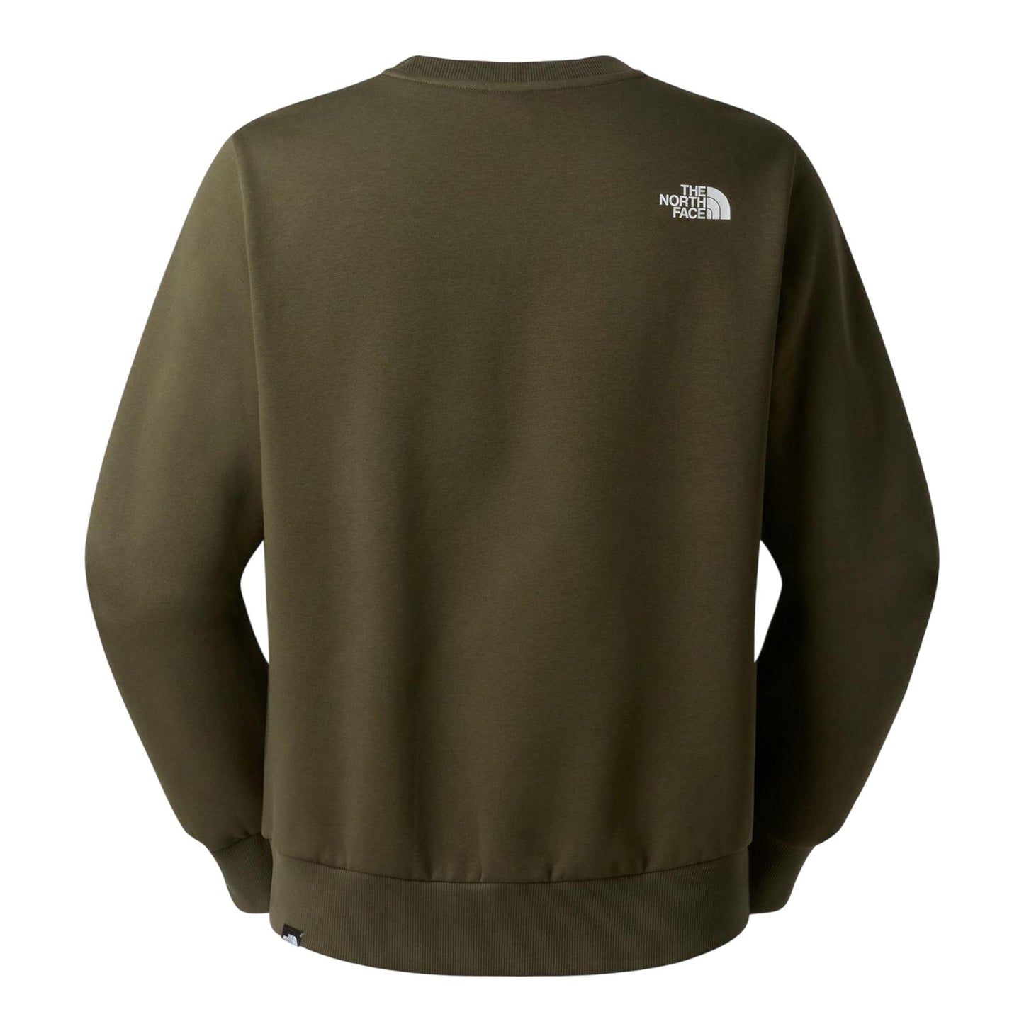 Green - Back - The North Face Mens Simple Dome Cotton Blend Logo Sweatshirt
