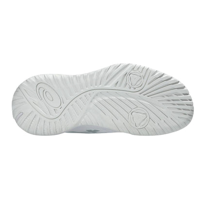 White-Silver - Pack Shot - Asics Womens-Ladies Challenger 15 Cushioned Tennis Shoes