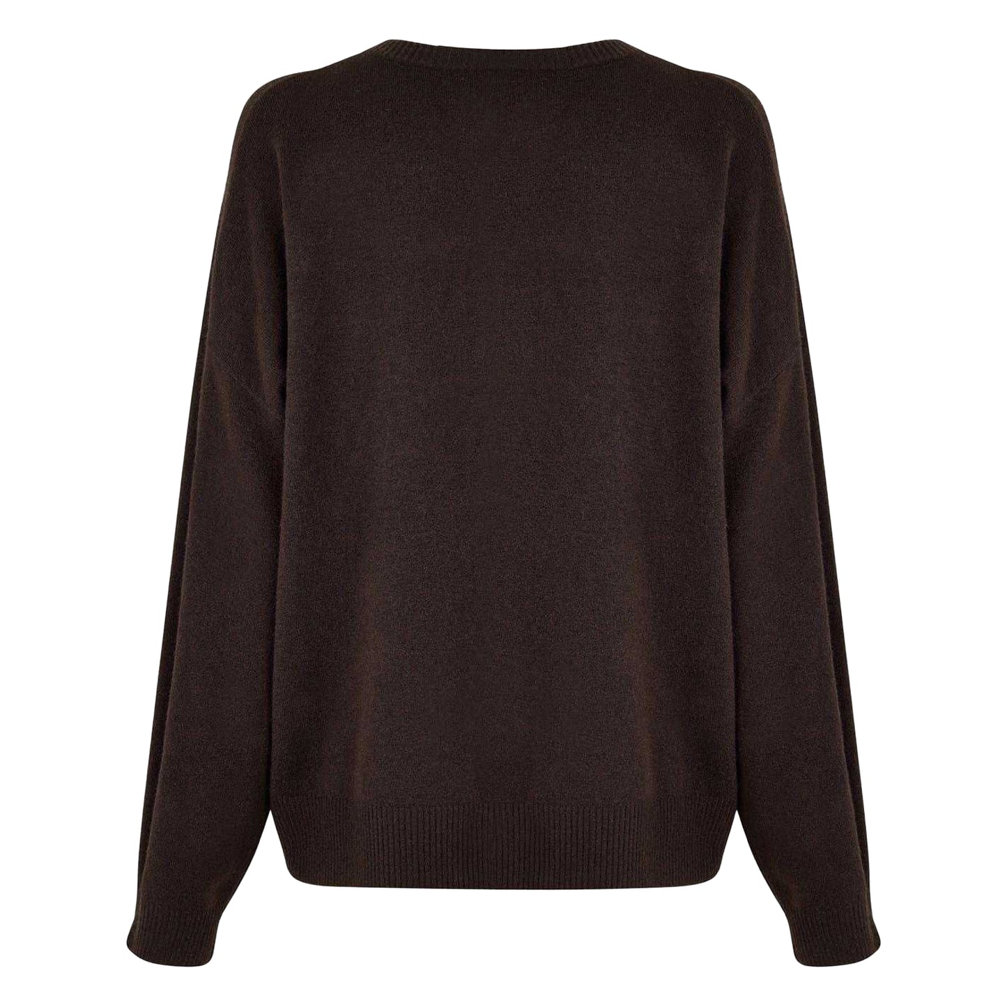 Cocoa - Back - Jack Wills Womens-Ladies Embroidered Logo Crew Neck Jumper