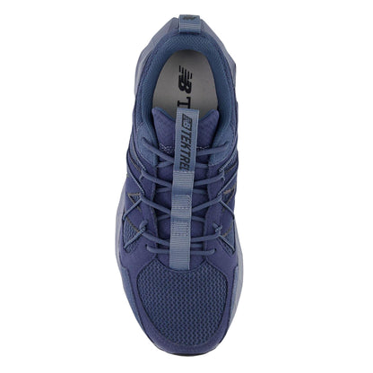 Angora-Navy - Side - New Balance Mens Tektrel S Suede Shoes