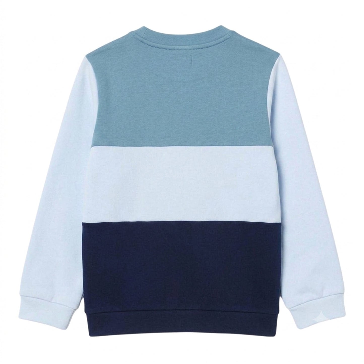 Blue - Back - Lacoste Childrens-Kids Colour Block Long-Sleeved Sweatshirt