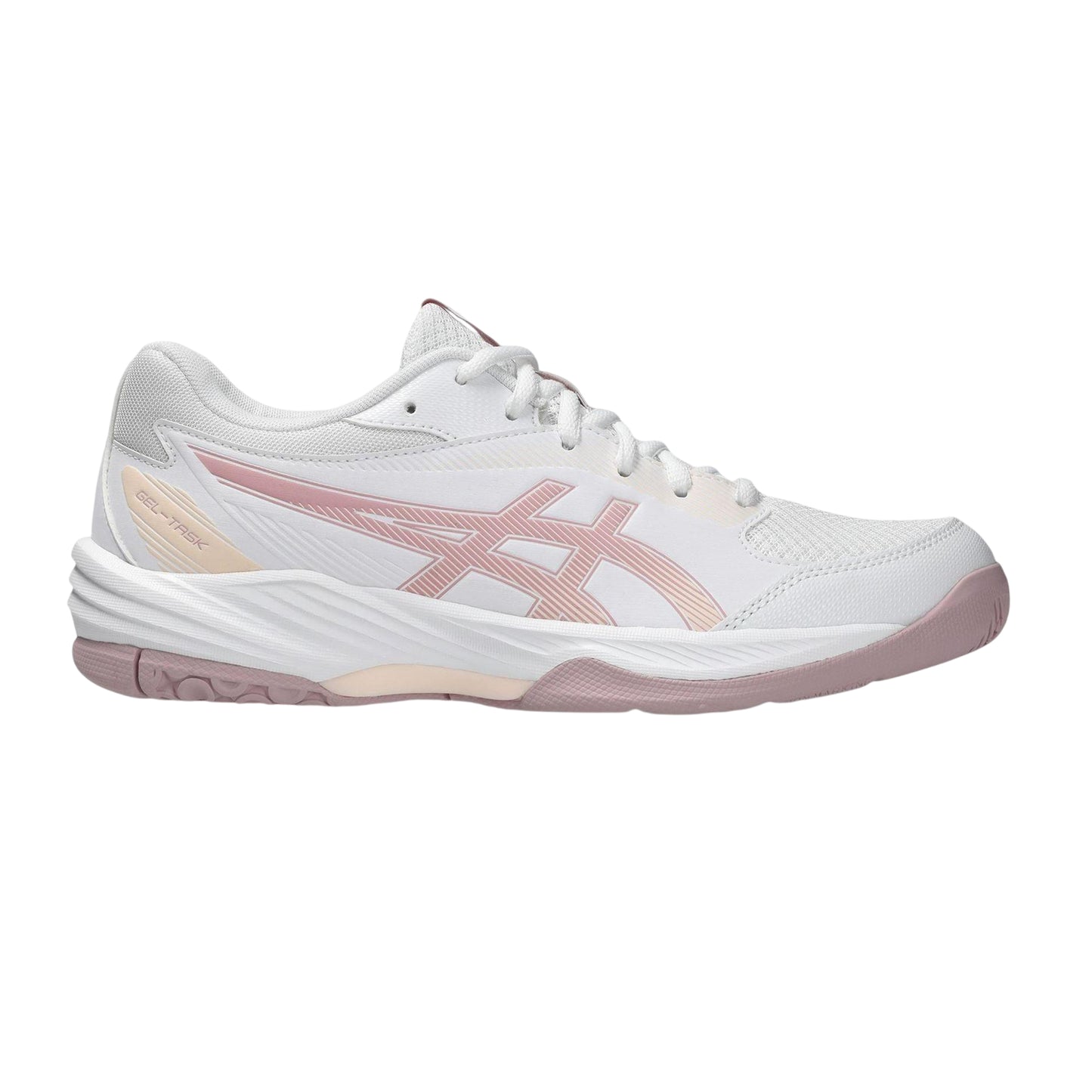White - Lifestyle - Asics Womens-Ladies Task 4 Volleyball Shoes